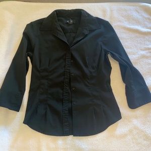 Black button up